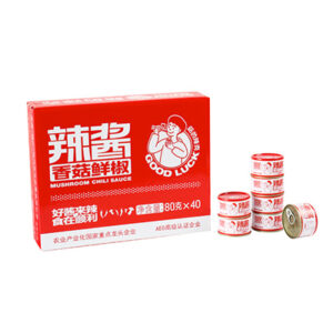 [Hot-selling hot sauce series] Mushroom and fresh pepper hot sauce 80g X40